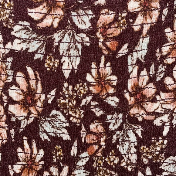 AE Floral Print Milkmaid Top - Picture 4 of 5